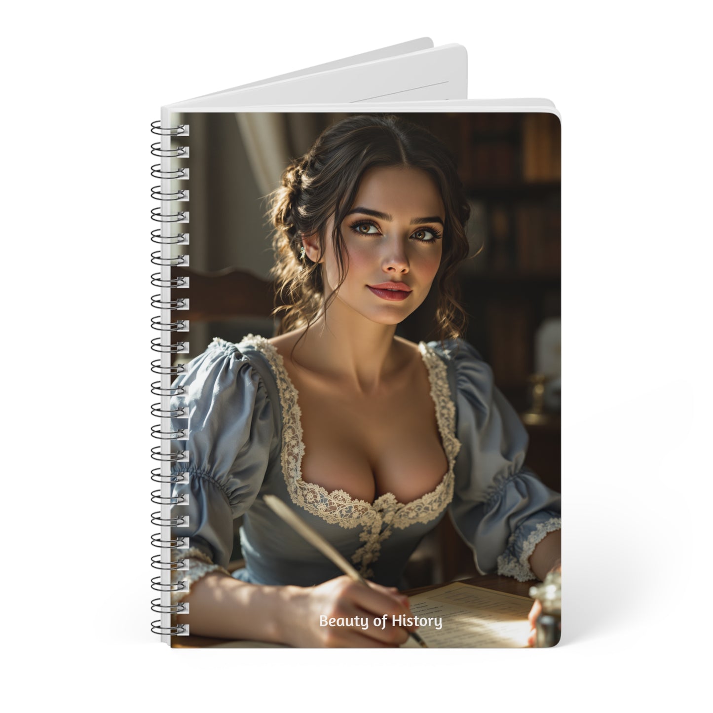 Beauty of History Wirobound Softcover A5 Notebook