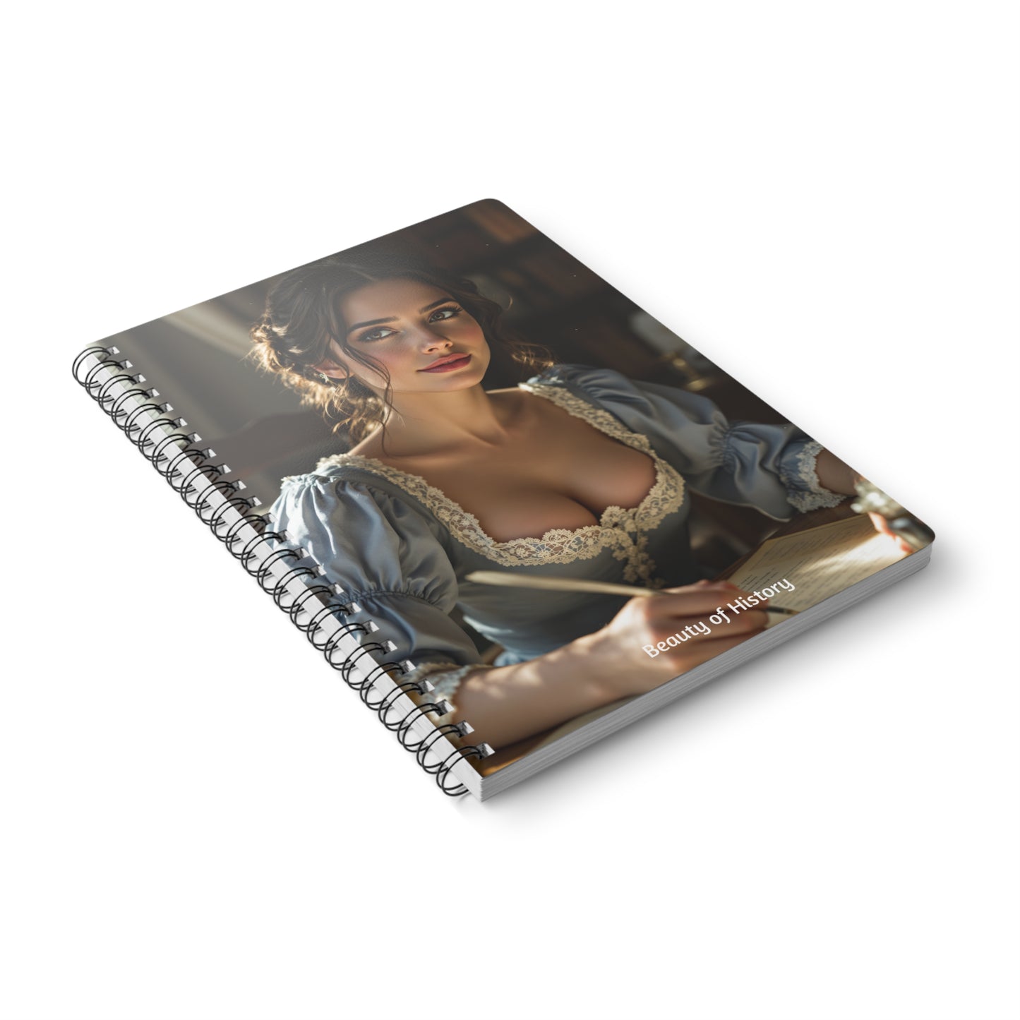 Beauty of History Wirobound Softcover A5 Notebook