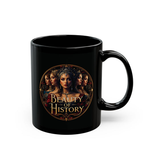 Beauty of History Black Mug - 11oz & 15oz