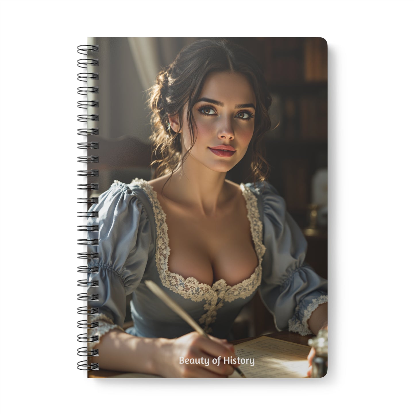 Beauty of History Wirobound Softcover A5 Notebook